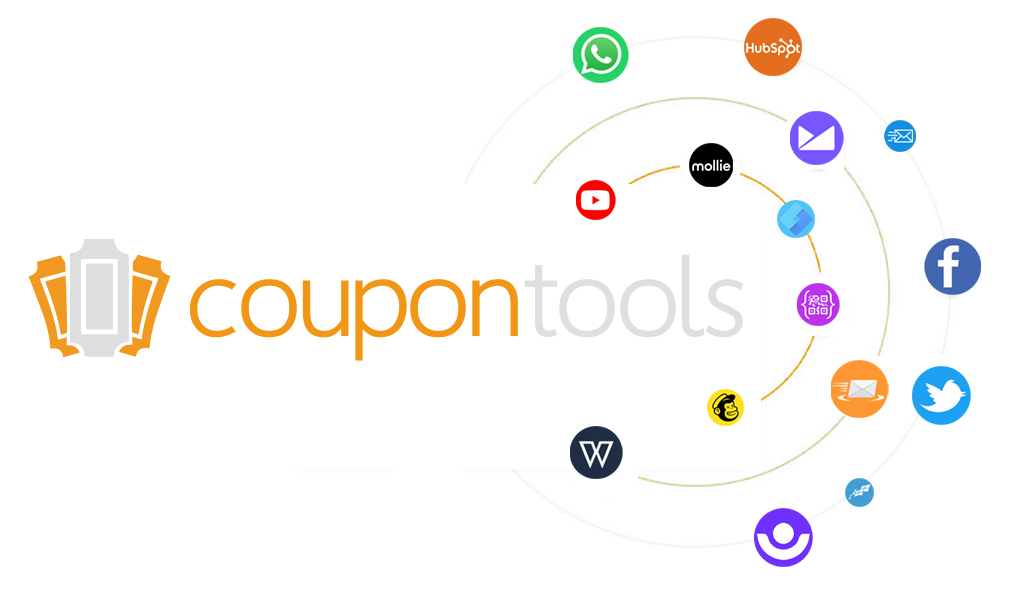 Coupontools Mobile Coupon Builder rebranded on a laptop