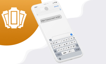 El celular recibe un mensaje de texto con la URL del Cupón Digital.